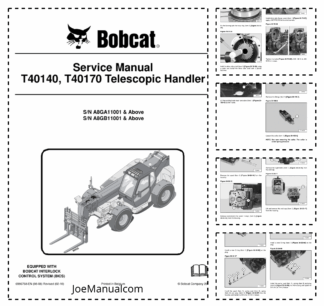 Bobcat T40140 T40170 Telescopic Handler Service Manual A8GA11001 A8GB11001