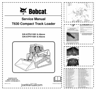 Bobcat T630 Compact Track Loader Service Manual A7PU11001