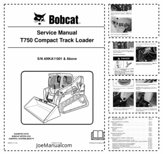 Bobcat T750 Compact Track Loader Service Manual ANKA11001 12-10