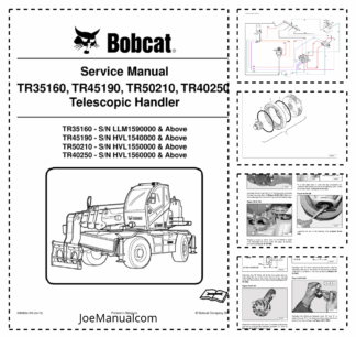 Bobcat TR35160 TR45190 TR50210 TR40250 Telescopic Handler Service Manual
