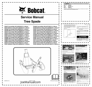 Bobcat TS24 TS28 TS32 TS36 TS44 Tree Spade Service Manual