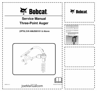Bobcat Three Point Auger Implement Service Manual AMJS00101