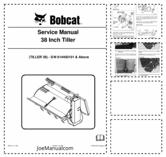 Bobcat Tiller Implement Service Manual 614400101