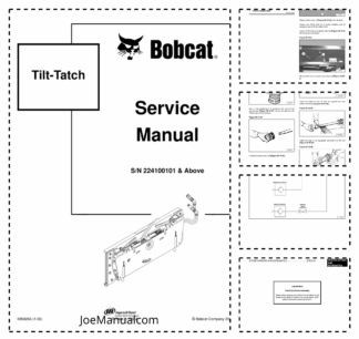 Bobcat Tilt Tatch Implement Service Manual 224100101