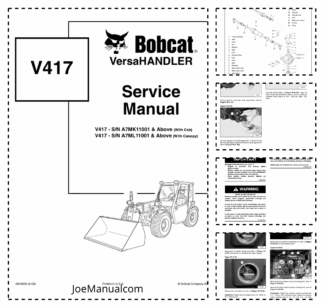 Bobcat V417 Versahandler Service Manual SN A7MK A7ML