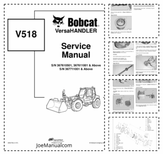 Bobcat V518 Versahandler Service Manual 3676 3677 2007