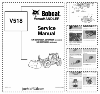 Bobcat V518 Versahandler Service Manual 3676 3677 2011
