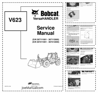 Bobcat V623 VersaHANDLER Service Manual 367111001