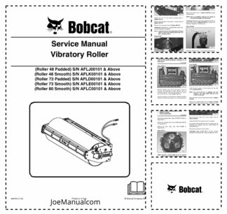 Bobcat Vibratory Roller Implement Service Manual AFLJ00101 AFLK AFLD AFLE AFLC