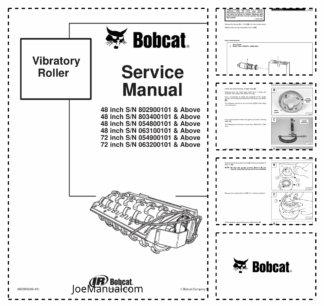 Bobcat Vibratory Roller Implement Service Manual