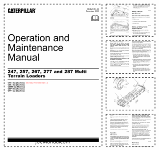 Caterpillar 247 257 267 277 287 Multi Terrain Loaders Operation and Maintenance Manual