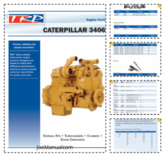 Caterpillar 3406 Engine Parts Manual