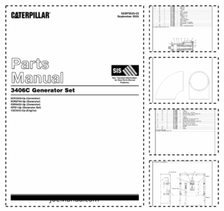 Caterpillar 3406C Generator Set Parts Manual