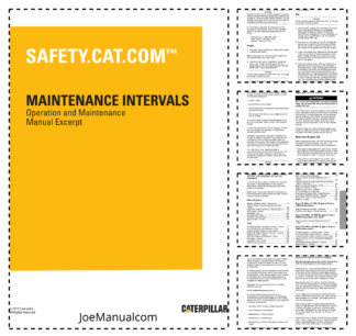 Caterpillar 3408C 3412C Marine Generator Sets Service Manual