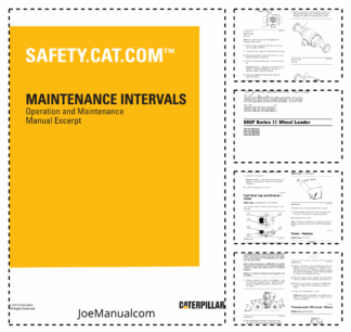 Caterpillar 950F Wheel Loader Operation and Maintenance Manual