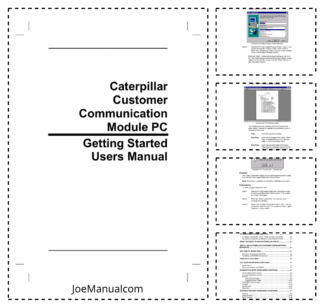 Caterpillar CCM PC Software User Manual