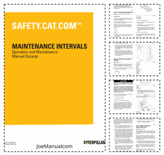 Caterpillar G3516 Generator Maintenance Manual