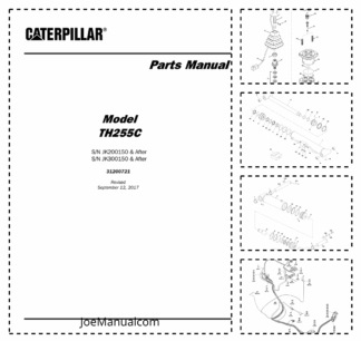 Caterpillar TH255C Telescopic Handler Parts Manual
