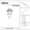Caterpillar TH336 TH337 TH406 TH407 Telehandler Parts Manual