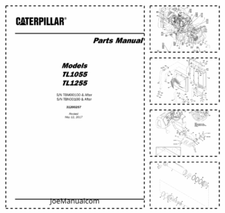 Caterpillar TL1055 TL1255 Telehandler Parts Manual