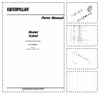 Caterpillar TL642 Telehandler Parts Manual