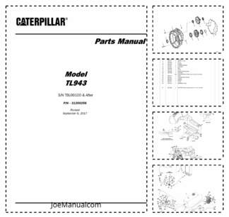Caterpillar TL943 Telehandler Parts Manual