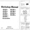 Hitachi EX12 2 EX35 2 EX40 2 EX45 2 Excavators Service Manual