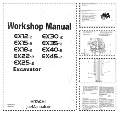 Hitachi EX12 2 EX35 2 EX40 2 EX45 2 Excavators Service Manual