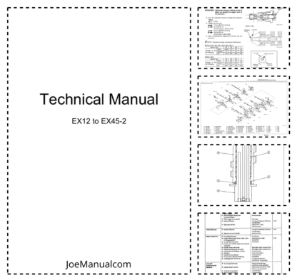 Hitachi EX25 2 EX30 2 EX35 2 EX40 2 Excavators Service Manual