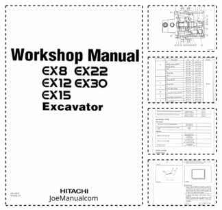 Hitachi EX8 EX12 EX15 EX22 EX30 Excavator Service Manual