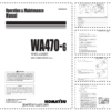 Komatsu WA470 Wheel Loader Operator Manual 2