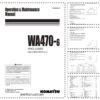 Komatsu WA470 Wheel Loader Operator Manual