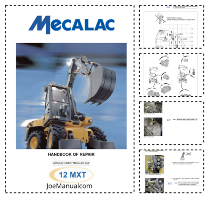 Mecalac 12MXT Excavator Repair Manual