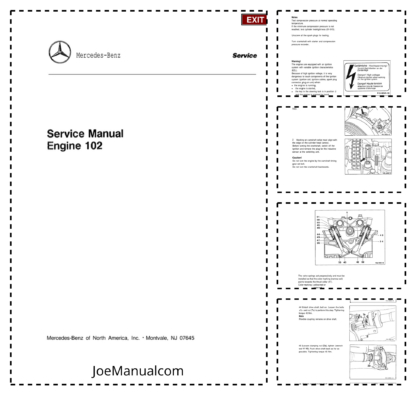 Mercedes M102 Engines Service Manual