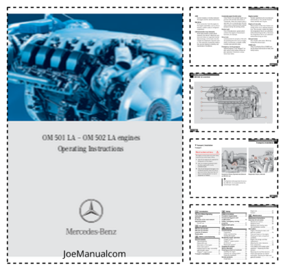 Mercedes OM 501 OM 502 Engines Operator Manual