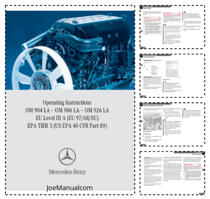 Mercedes OM 904LA OM 906LA OM 926LA Engines Operation Manual