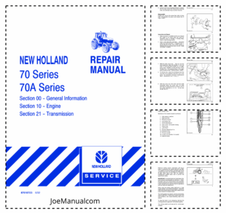 New Holland 70 70A Series Tractor Repair Manual
