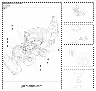 New Holland B110B Backhoe Loader Parts Catalog Tier 3
