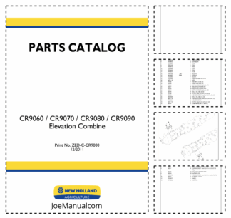 New Holland CR9060 Combine Parts Catalog