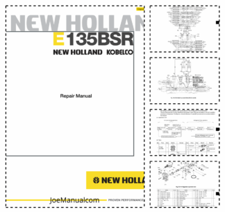 New Holland E135BSR Hydraulic Excavator Repair Manual