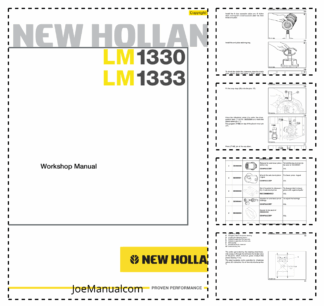New Holland LM1330 LM1333 Telehandlers Workshop Manual