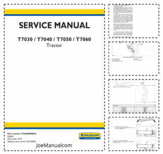 New Holland T7030 T7040 T7050 T7060 Tractor Service Manual