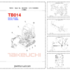 Takeuchi TB014 Excavator Parts Catalog