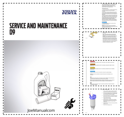 Volvo Penta D9 Marine Engine Service Manual