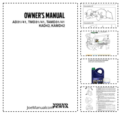 Volvo Penta Diesel Gasoline Engines Owners Manual