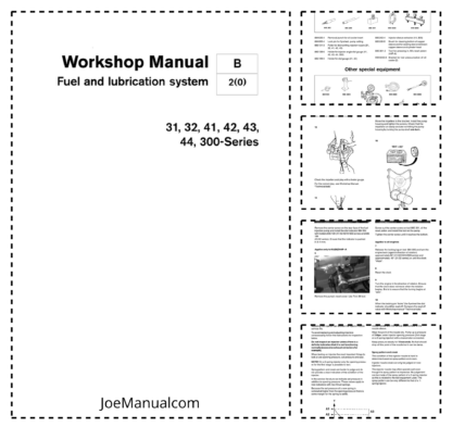 Volvo Penta KAD42 Marine Engines Fuel Lubrication Systems Workshop Manual