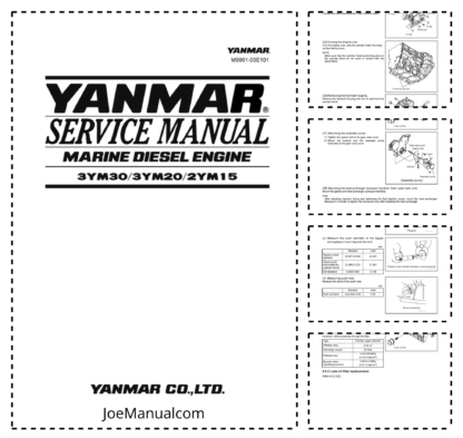 Yanmar 3YM30 3YM20 2YM15 Engine Service Manual