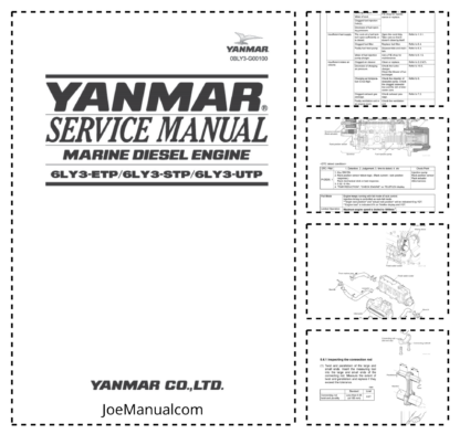 Yanmar 6EY3 Engine Service Manual