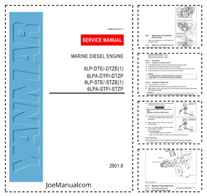 Yanmar 6LPA TCRHE6W Engine Service Manual