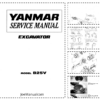 Yanmar B25V Excavator Service Manual